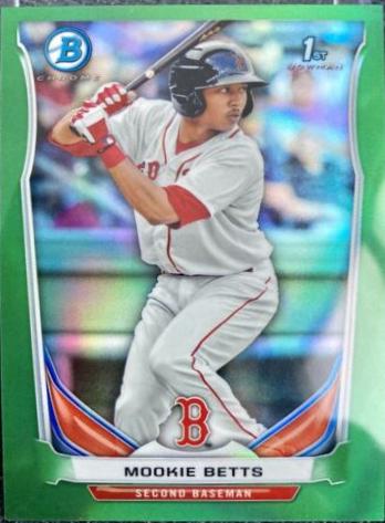Mookie Betts [Green Refractor] #BCP109