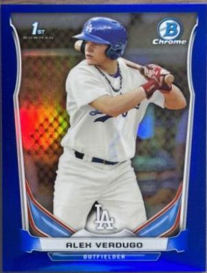 Alex Verdugo [Chrome Blue Refractor] #CDP59