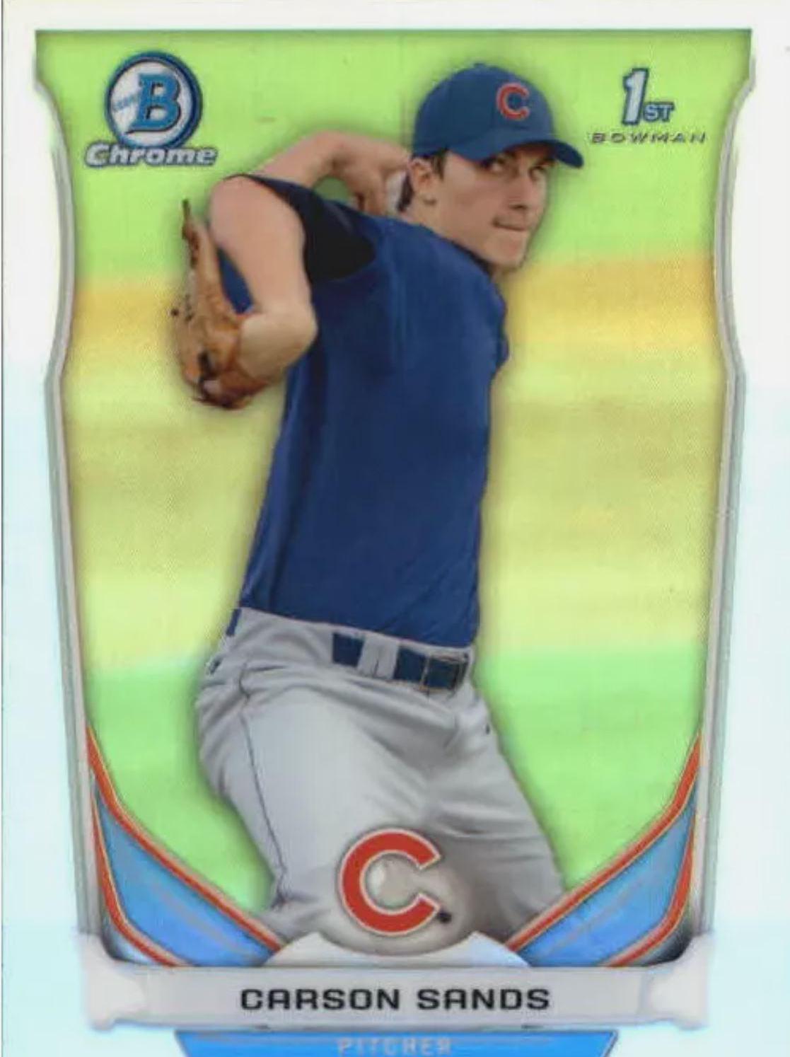 Carson Sands [Chrome Refractor] #CDP78