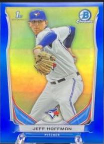 Jeff Hoffman [Chrome Blue Refractor] #CDP6