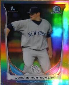 Jordan Montgomery [Chrome Black Wave Refractor] #114
