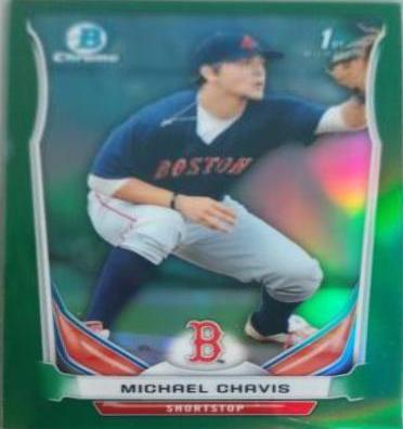 Michael Chavis [Chrome Green Refractor] #CDP22