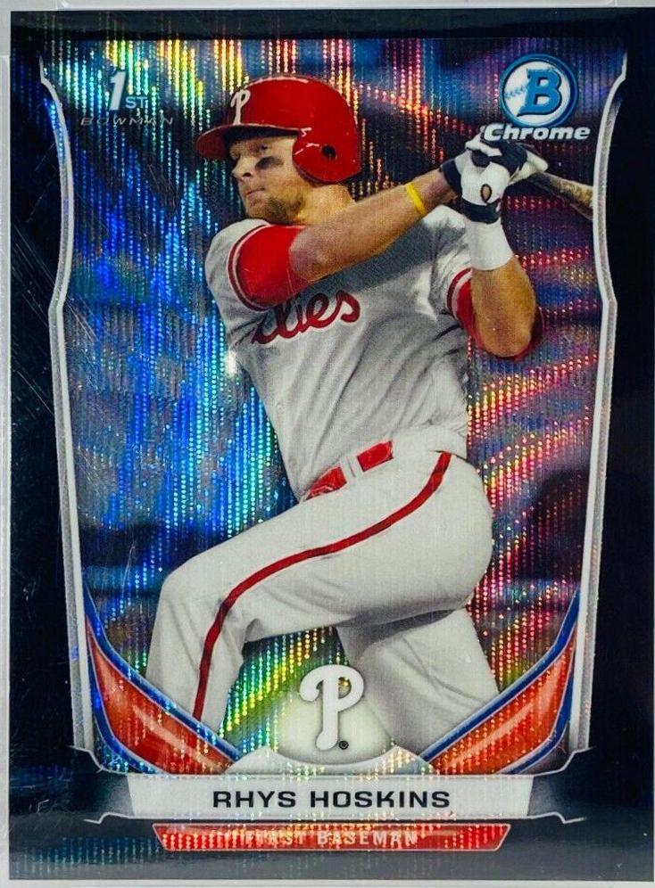 Rhys Hoskins [Chrome Black Wave Refractor] #CDP122