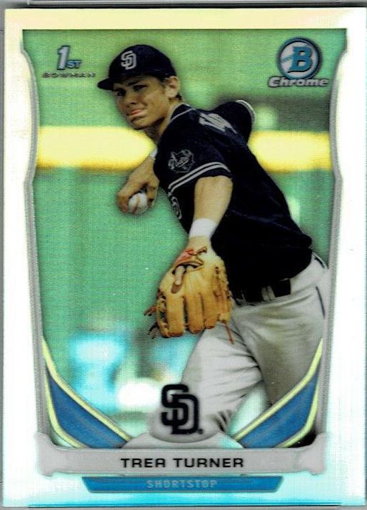 Trea Turner [Chrome Refractor] #CDP10