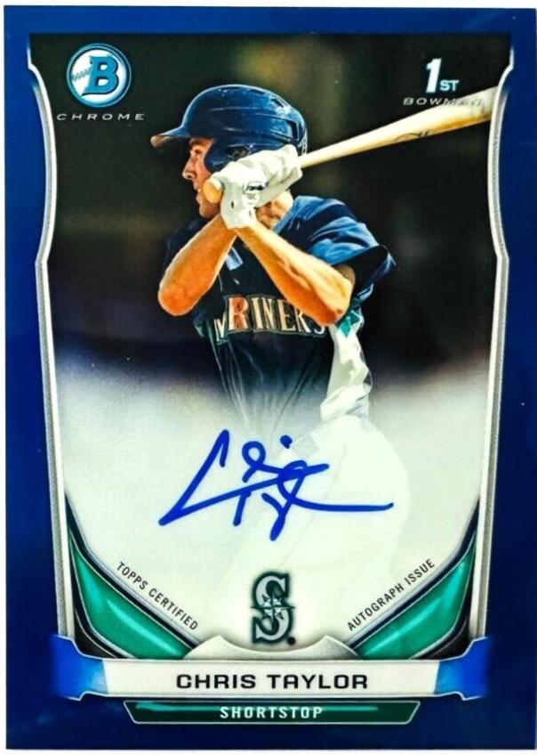 Chris Taylor [Chrome Blue Refractor] #CT