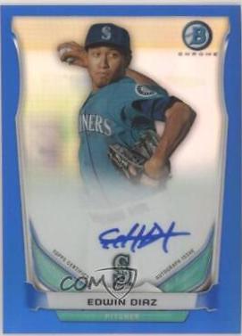 Edwin Diaz [Chrome Blue Refractor] #ED