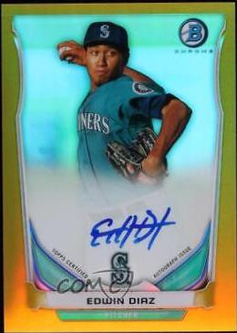 Edwin Diaz [Chrome Gold Refractor] #ED