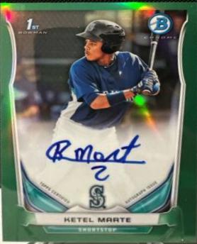 Ketel Marte [Chrome Green Refractor] #KM