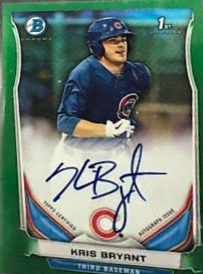 Kris Bryant [Chrome Green Refractor] #KB