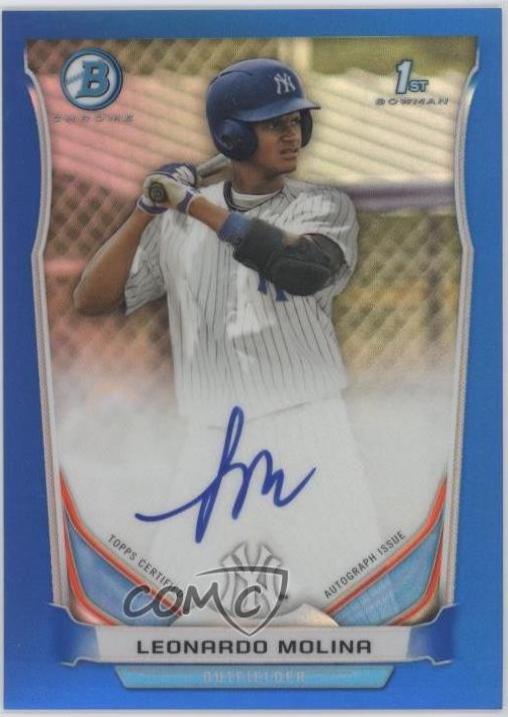 Leonardo Molina [Chrome Blue Refractor] #LM