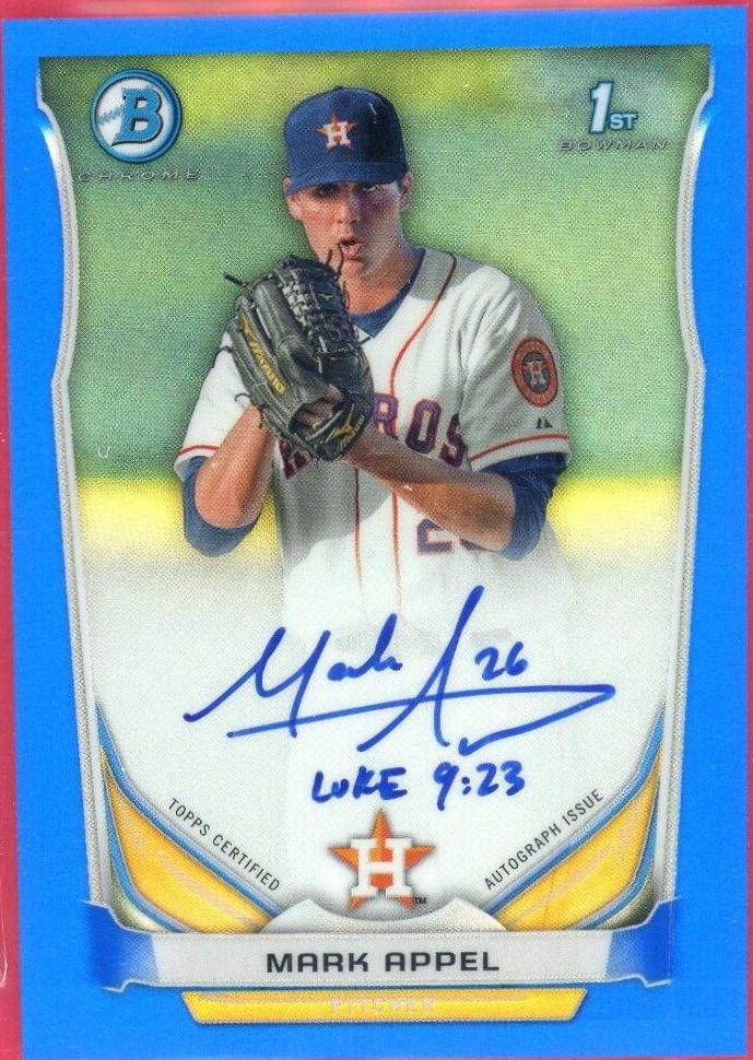 Mark Appel [Chrome Blue Refractor] #MA