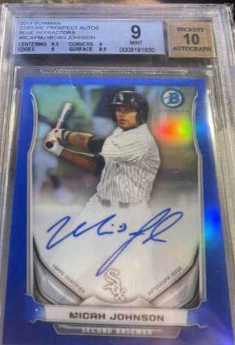 Micah Johnson [Chrome Blue Refractor] #MJ
