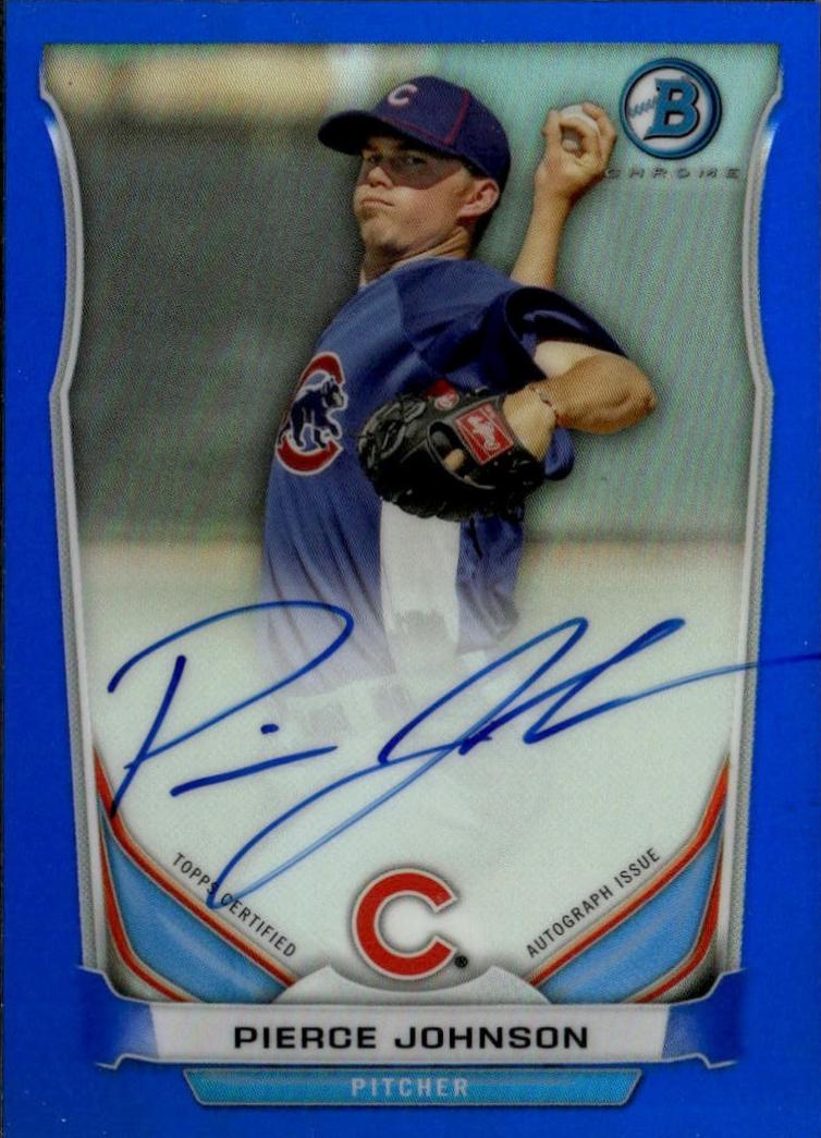 Pierce Johnson [Chrome Blue Refractor] #PJ