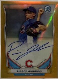 Pierce Johnson [Chrome Gold Refractor] #PJ