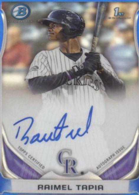 Raimel Tapia [Chrome Blue Refractor] #RT