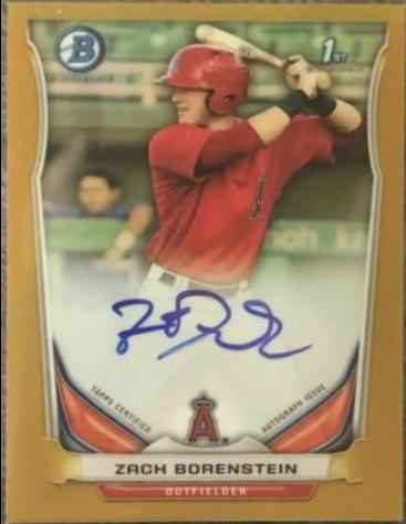 Zach Borenstein [Chrome Gold Refractor] #ZB