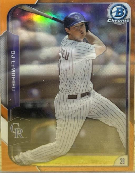 DJ LeMahieu [Orange Refractor] #109