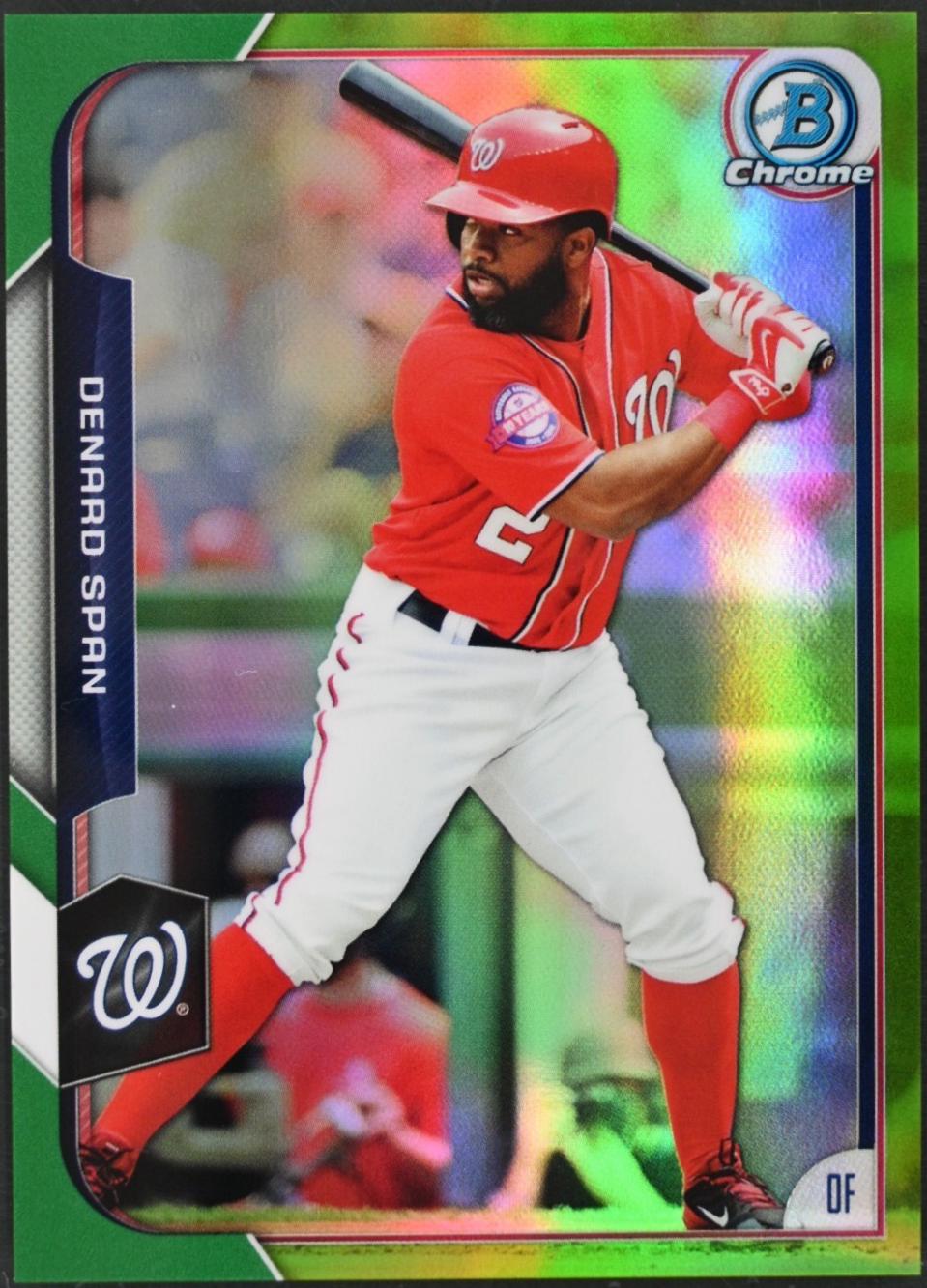Denard Span [Green Refractor] #67