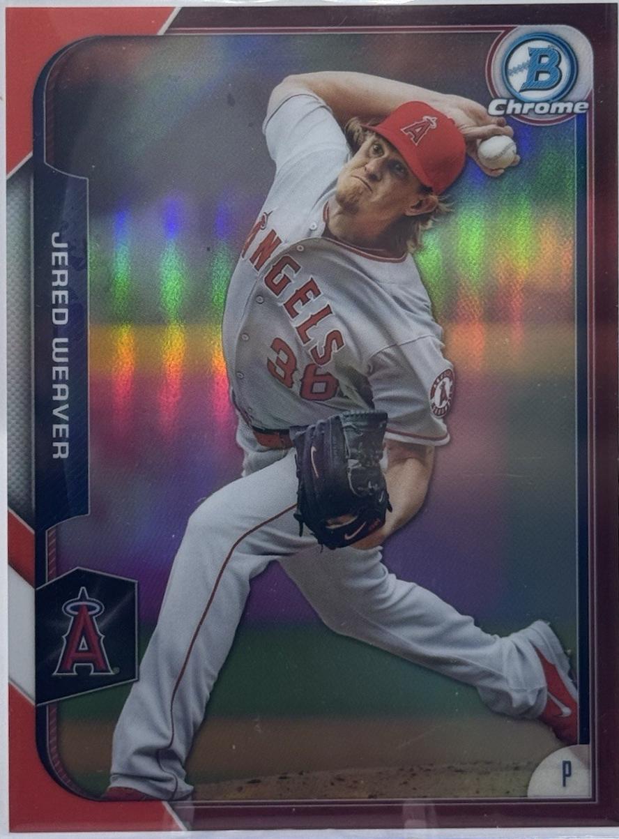 Jered Weaver [Red Refractor] #11