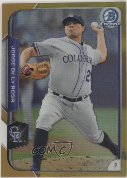 Jorge De La Rosa [Gold Refractor] #42