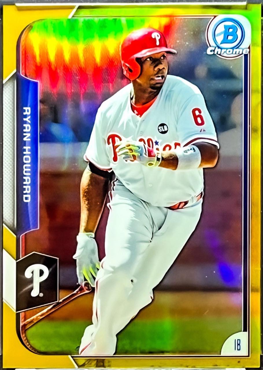 Ryan Howard [Gold Refractor] #18