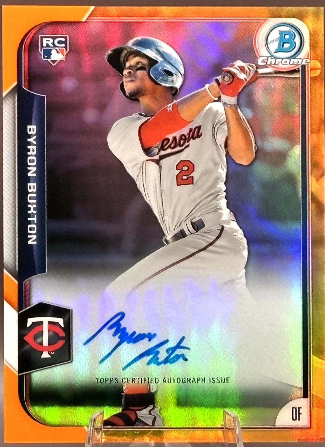 Byron Buxton [Orange Refractor] #BB