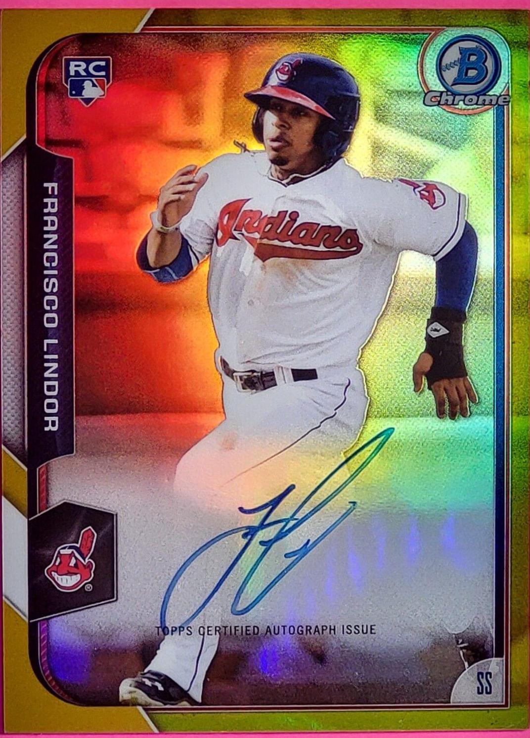 Francisco Lindor [Gold Refractor] #FL