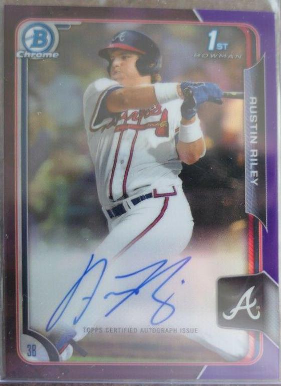 Austin Riley [Purple Refractor] #BCA-ARI