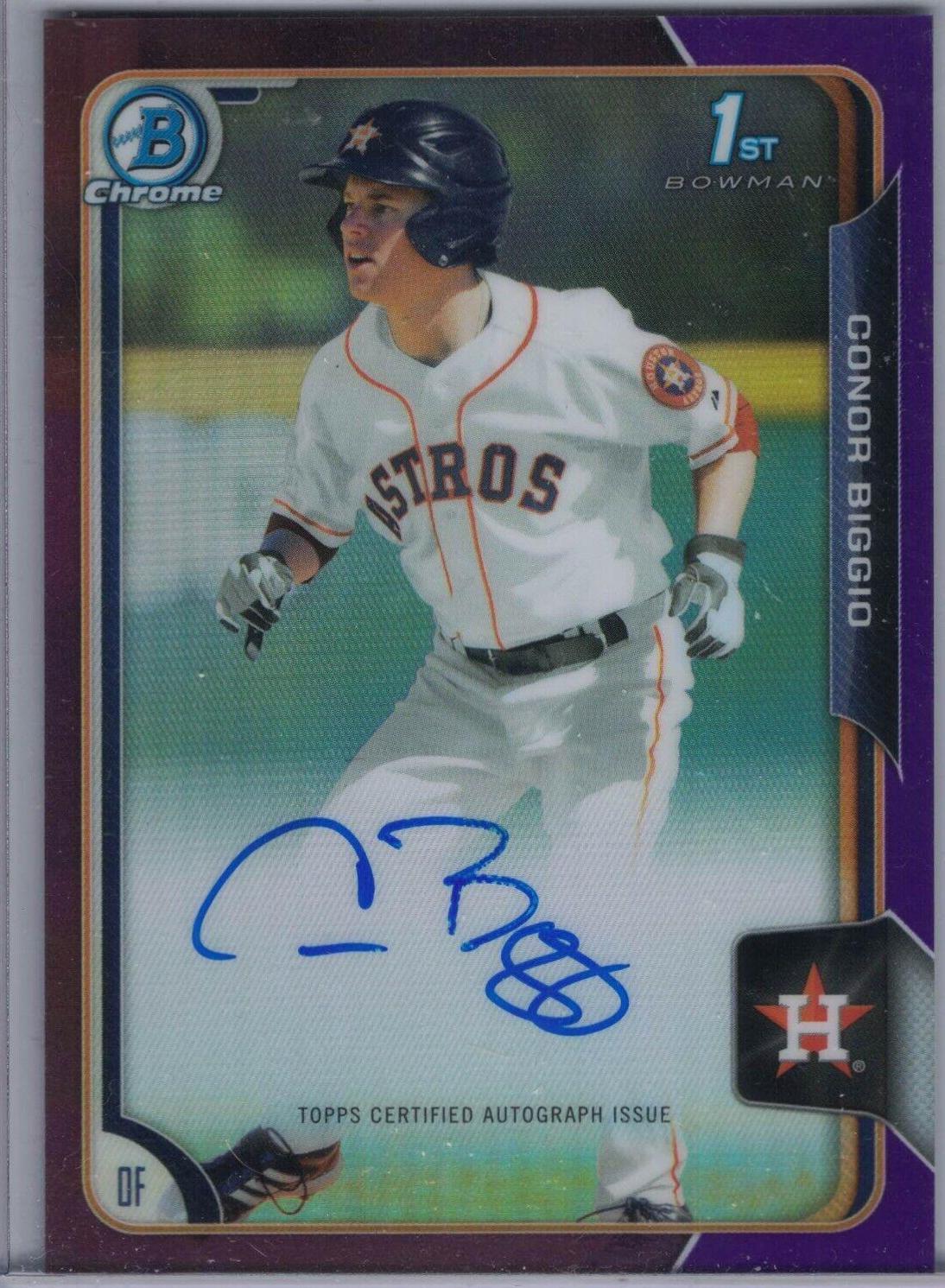 Conor Biggio [Purple Refractor] #BCA-CBI