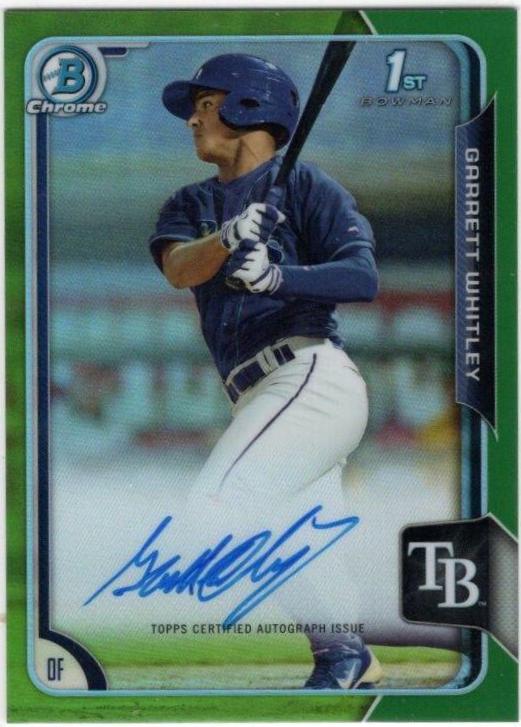 Garrett Whitley [Green Refractor] #BCA-GW