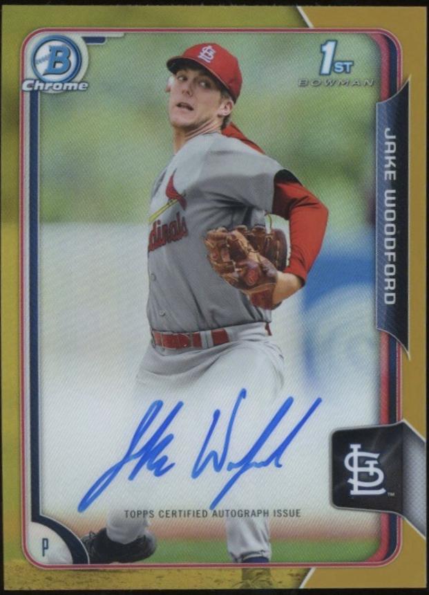 Jake Woodford [Gold Refractor] #BCA-JW