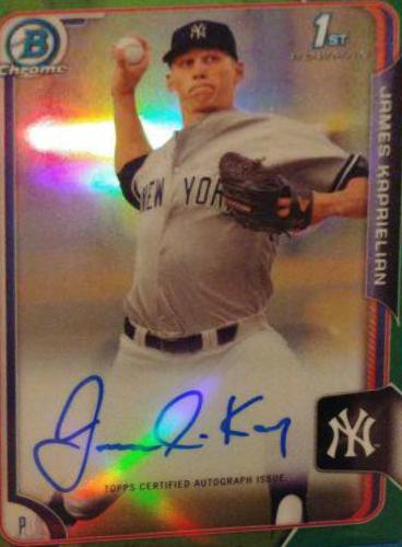 James Kaprielian [Green Refractor] #BCA-JK