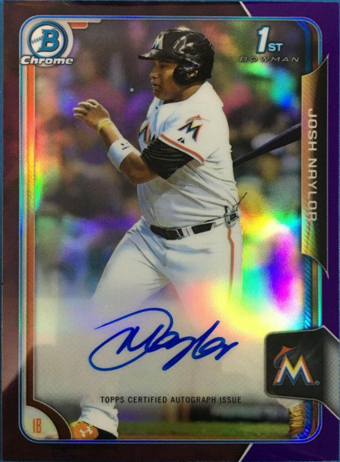 Josh Naylor [Purple Refractor] #BCA-JN