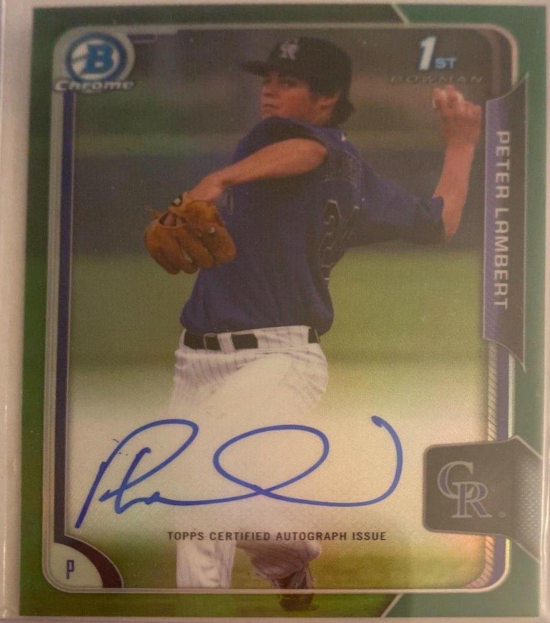 Peter Lambert [Green Refractor] #BCA-PL