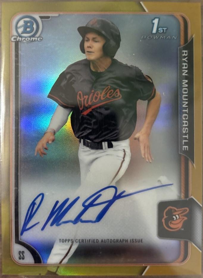 Ryan Mountcastle [Gold Refractor] #BCA-RMO