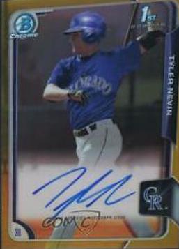 Tyler Nevin [Gold Refractor] #BCA-TN