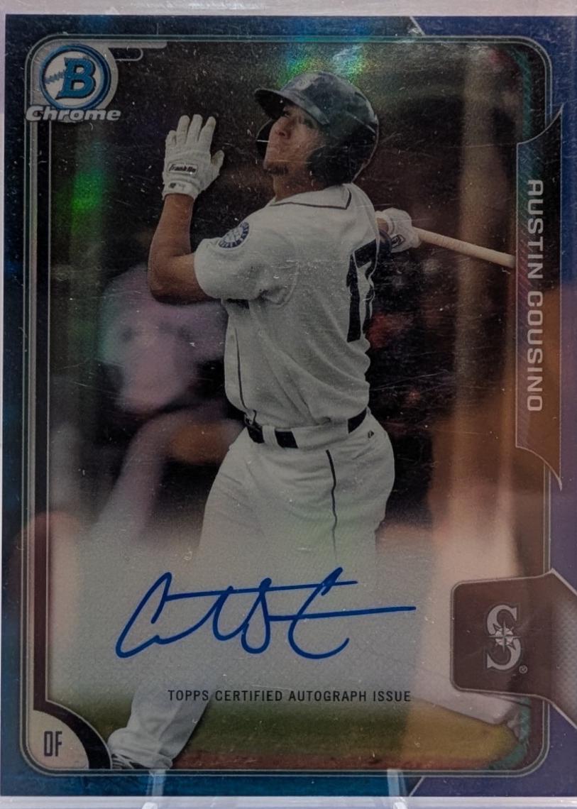 Austin Cousino [Blue Refractor] #BCAP-AC