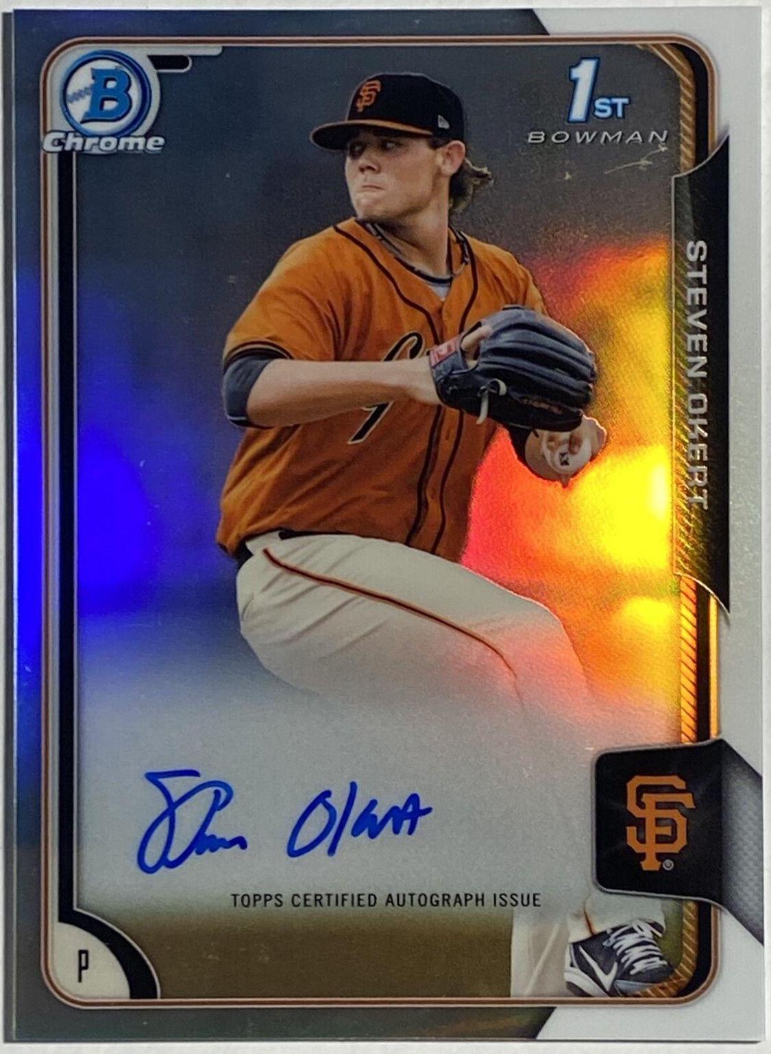 Steven Okert [Orange Refractor] #BCAP-SO