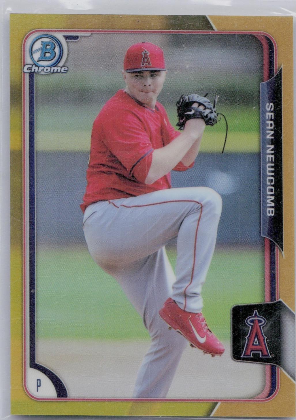 Sean Newcomb [Gold Refractor] #BCP182