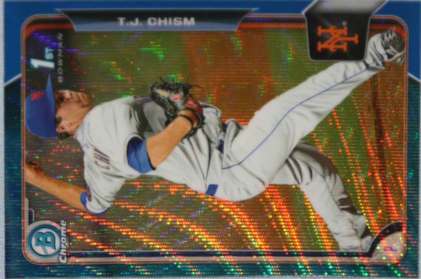 T.J. Chism [Blue Wave Refractor] #BCP77