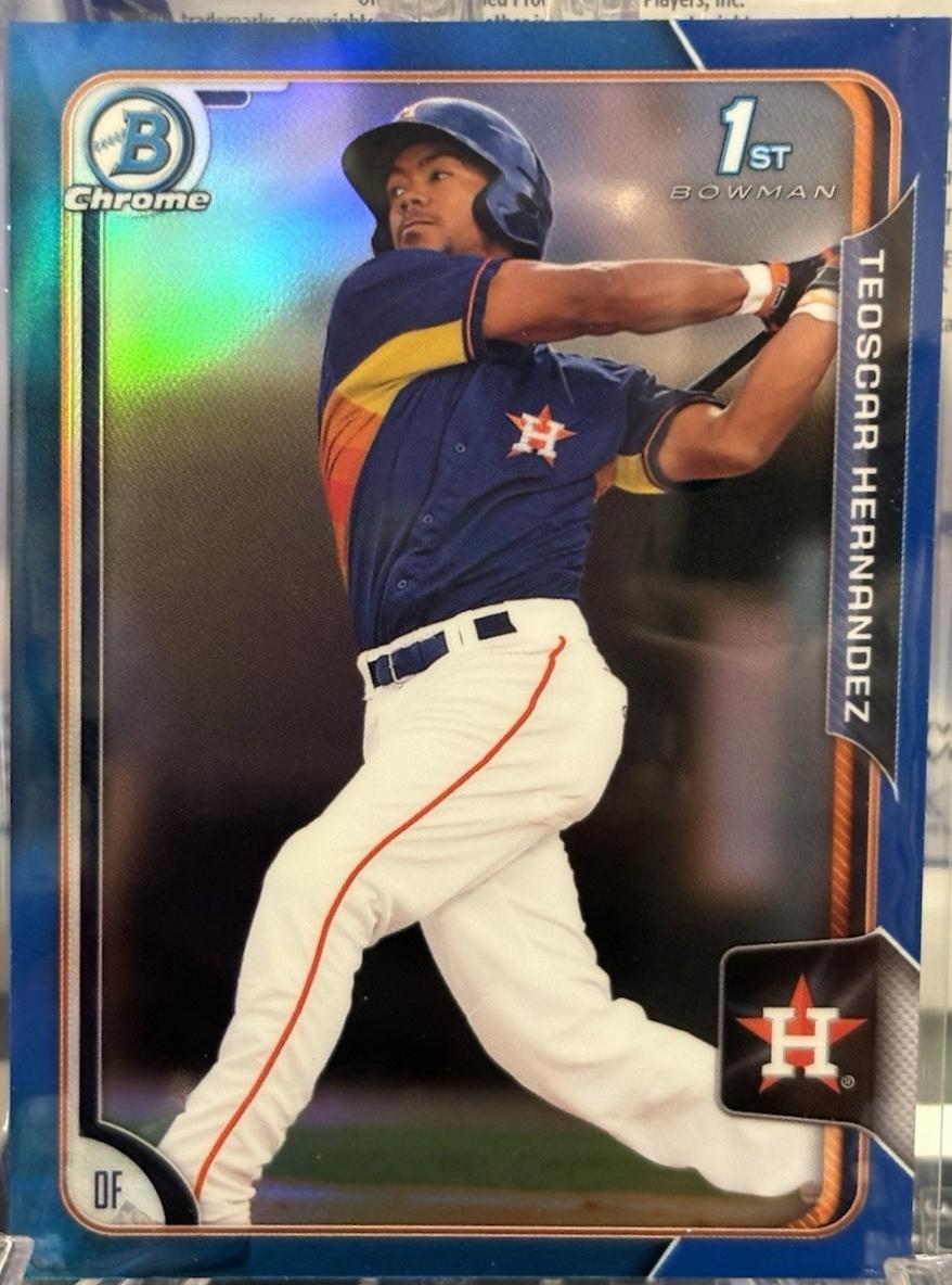 Teoscar Hernandez [Blue Refractor] #BCP30