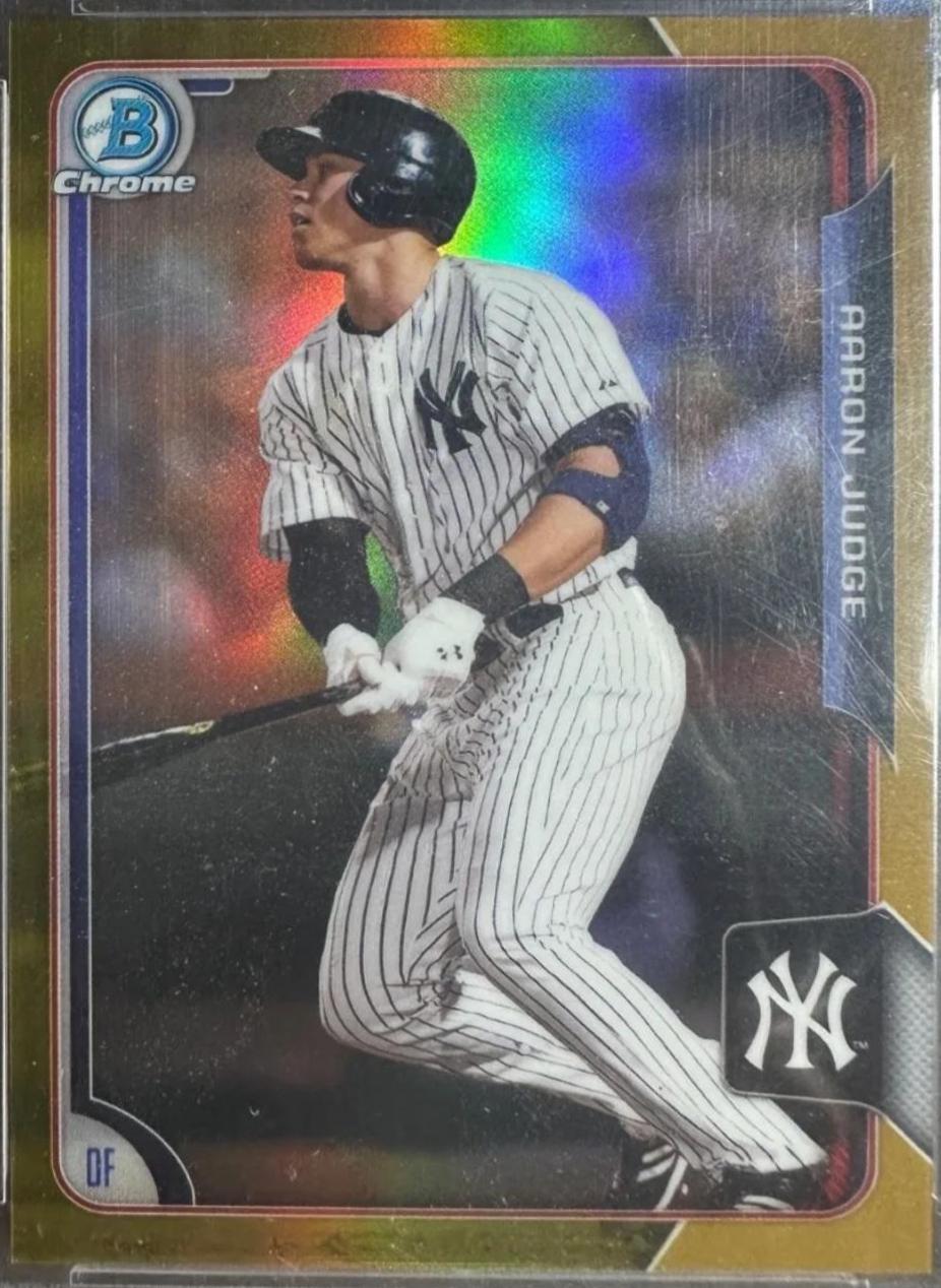 Aaron Judge [Chrome Gold Refractor] #150