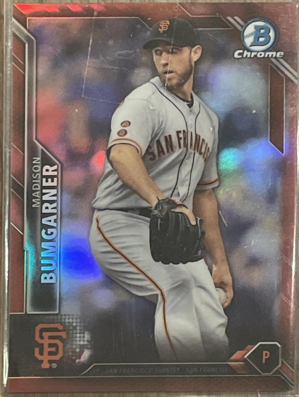 Madison Bumgarner [Red Refractor] #58
