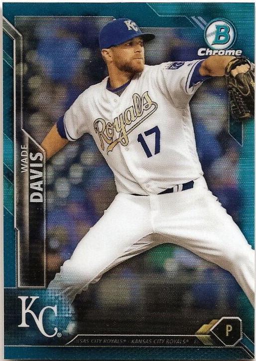 Wade Davis [Blue Refractor] #13