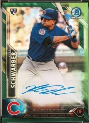 Kyle Schwarber [Green Refractor] #BCAR-KS
