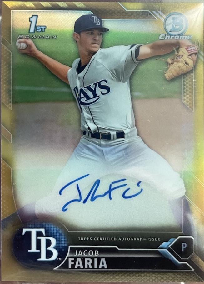 Jacob Faria [Gold Refractor] #BCAP-JFA