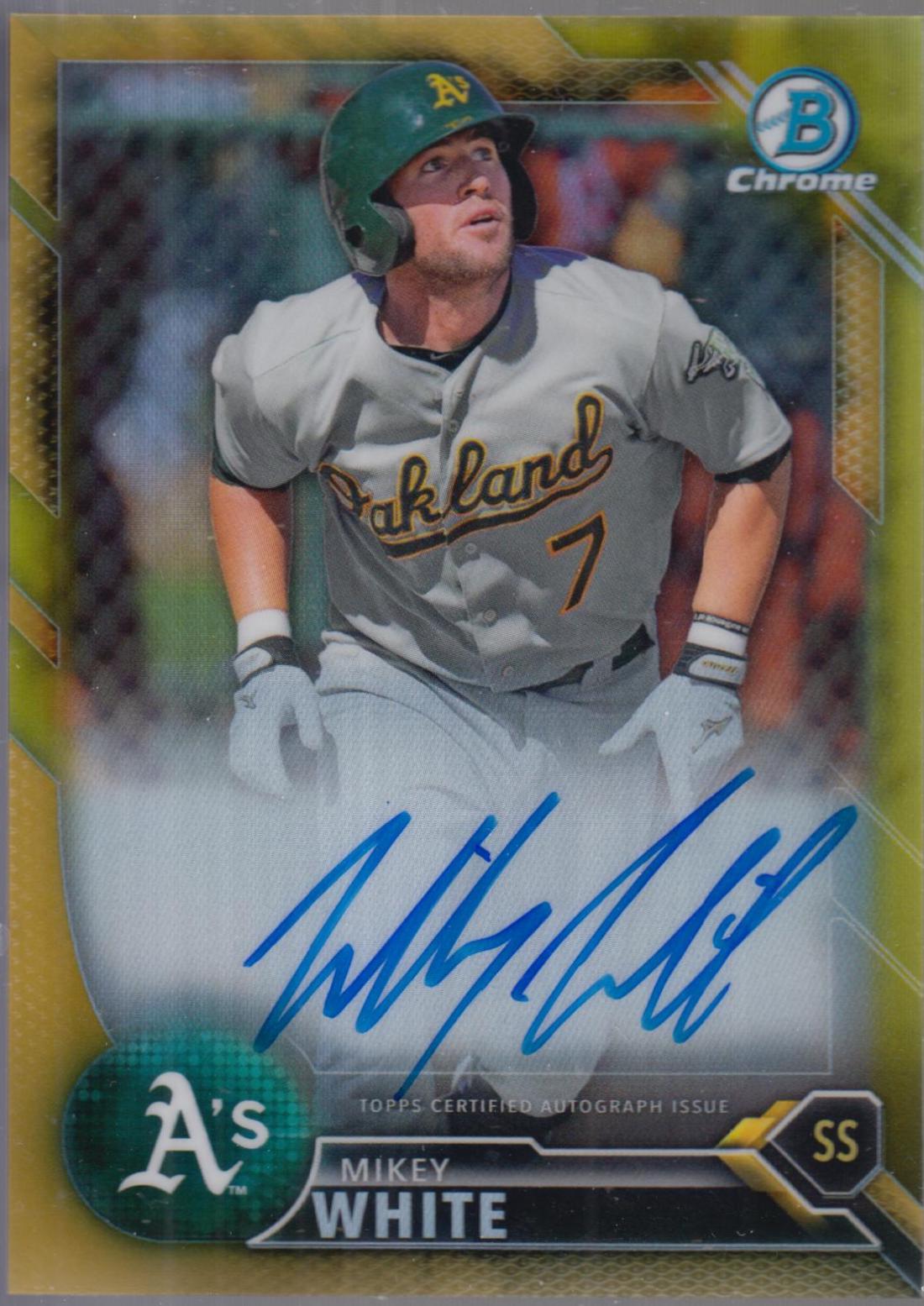 Mikey White [Gold Refractor] #CPA-MW