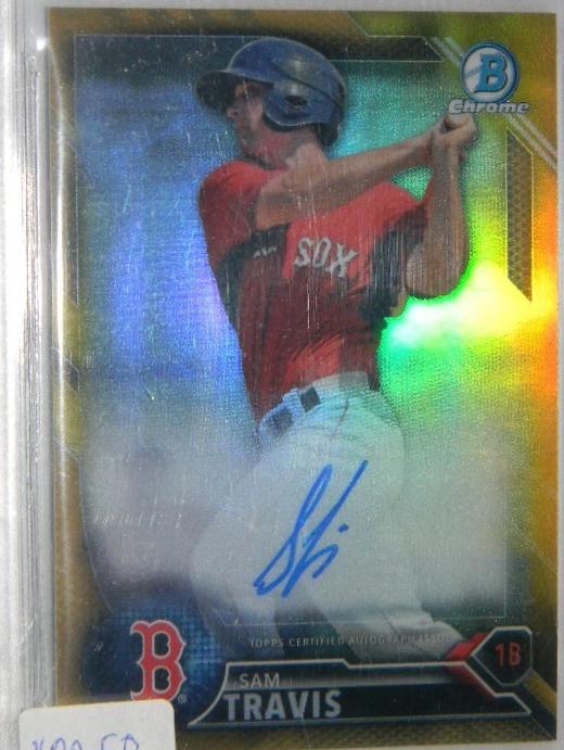 Sam Travis [Gold Refractor] #BCAP-STR