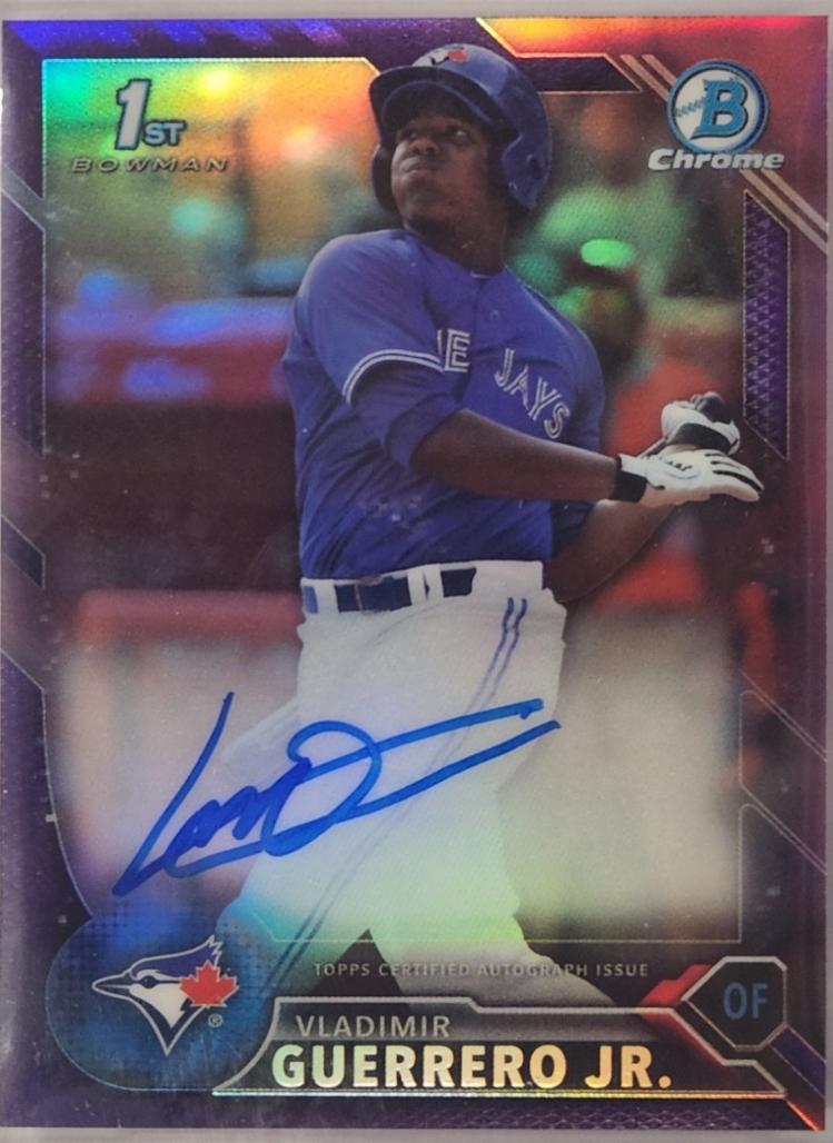 Vladimir Guerrero Jr. [Purple Refractor] #CPA-VG