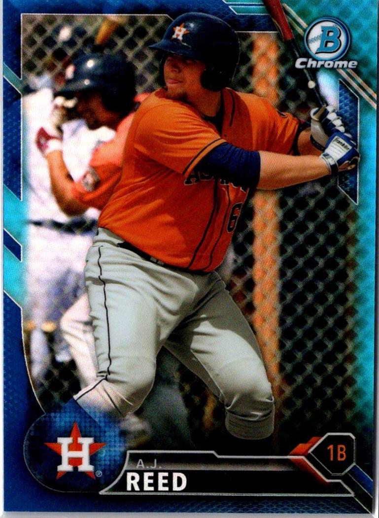 A.J. Reed [Blue Refractor] #BCP-92